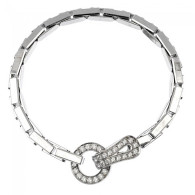 Cartier Agrafe Bracelet With Brilliant Cut Diamonds - ref N6025502