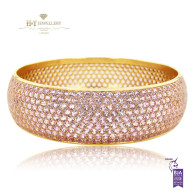 Pink Sapphire Bangle - 40 ct