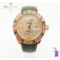 Rolex Yacht Master Ever Rose Tutti Frutti After Set - ref 116655