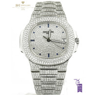 Patek Philippe Nautilus Steel - ref 5711/1A-011 with After Set Diamonds