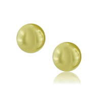 Yellow Gold Ball Earrings