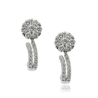 White Gold Diamond Earrings
