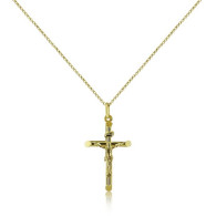 Yellow Gold Cross Pendant 