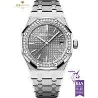 Audemars Piguet Royal Oak Stainless Steel '50th Anniversary' with Factory diamonds - ref 15551ST.ZZ.1356ST.03