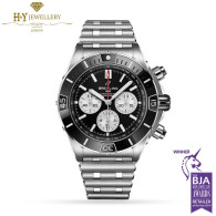 Breitling Super Chronomat 44 Stainless Steel Black - ref AB0136251B1A1