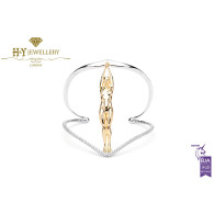 Love Is Blind Bracelet By Lorenzo Quinn - Yellow & White Gold 