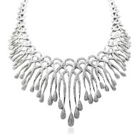 White Gold Grande Necklace With Brilliant Cut Diamonds