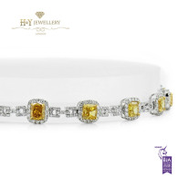 Fancy Yellow Bracelet - 6.00 ct