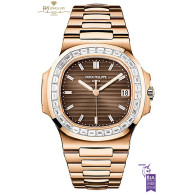 Patek Philippe Nautilus Rose Gold with Diamonds - ref 5723/1R-010