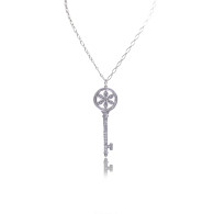 Platinum Flower Tiffany Key 
