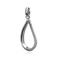 White Gold Hoop Pendant