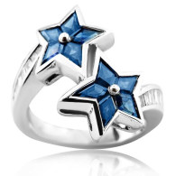 Sapphire Star Ring 