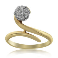 Rose Gold Petit Diamond Ring