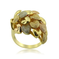 Triple Gold Leaf Ring