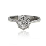 White Gold Solitaire Engagment Ring
