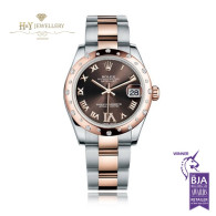 Rolex Date Just Rose Gold And Steel – ref 178341