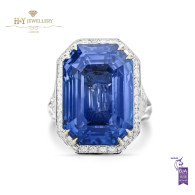 Large Burma Sapphire Ring - 28.95 ct