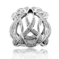 Open Work Icicle Cocktail Ring