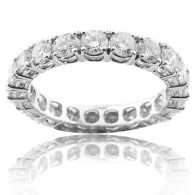 White Diamond Full Eternity Ring 
