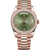 Rolex Day-Date Rose Gold with Factory Diamonds - ref 228345RBR