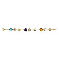 Classic Bvlgari Semi Precious Cabochon Bracelet 