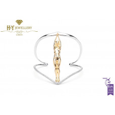 Love Is Blind Bracelet By Lorenzo Quinn - Yellow & White Gold 