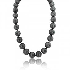 Tahitian South Sea Pearl Necklace With Diamonds