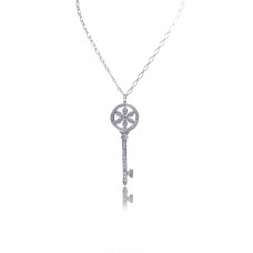 Platinum Flower Tiffany Key 