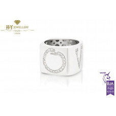 Two Worlds Ring By Lorenzo Quinn - White Gold