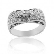 Art Deco Bridge Wave Ring 