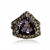 Mauboussin Ring With Trilliant And Brilliant Cut Amethyst And Brilliant Cut Citrines