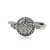 White Gold Engagement Ring With Brilliant Cut Diamonds